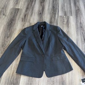 Nine West Womens Gray Stretch Blazer Size 10 New